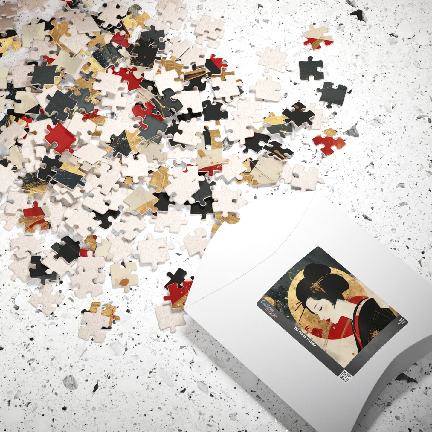 Free Shipping | Japanese Art Puzzle (110 Pieces) - Embers of Grace by Piecery