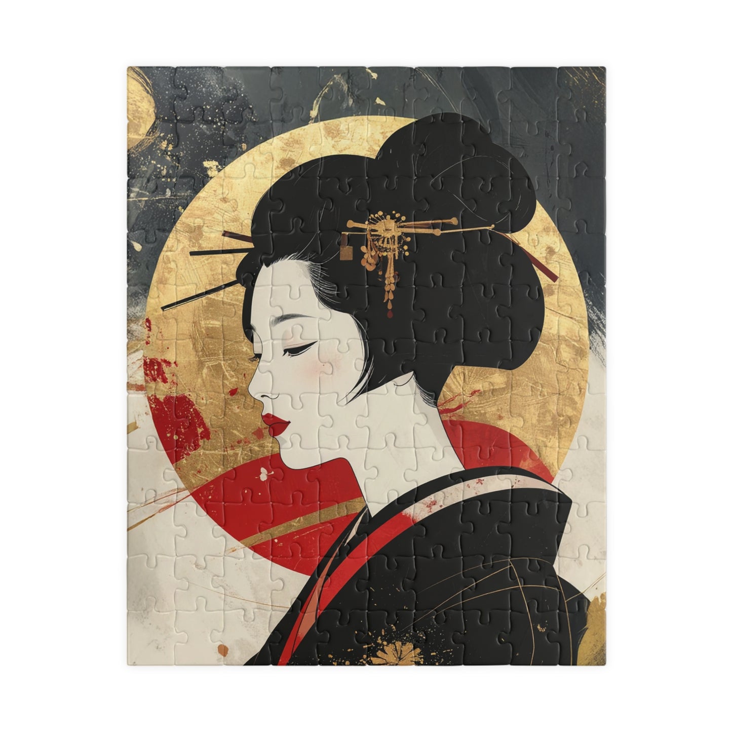 Free Shipping | Japanese Art Puzzle (110 Pieces) - Embers of Grace by Piecery
