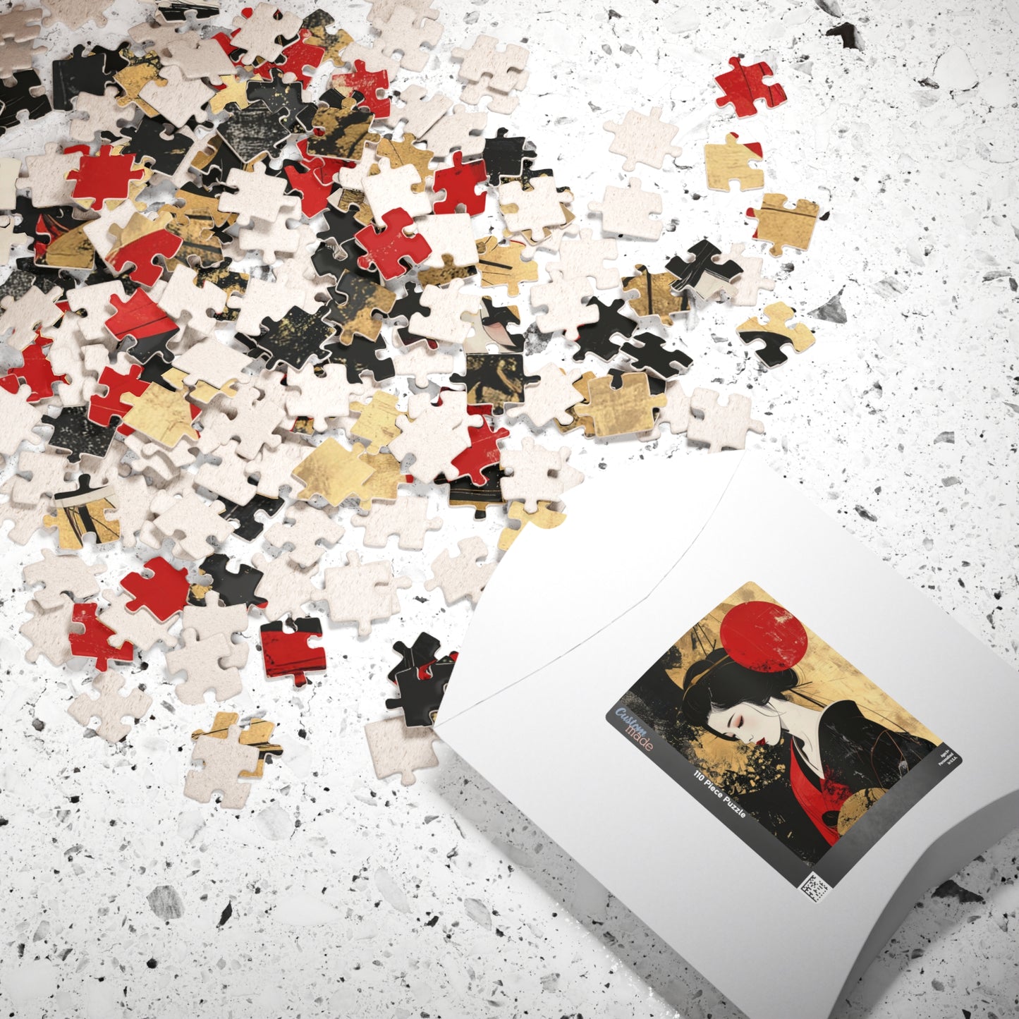 Free Shipping | Japanese Art Puzzle (110 Pieces) -  In Her Silence by Piecery