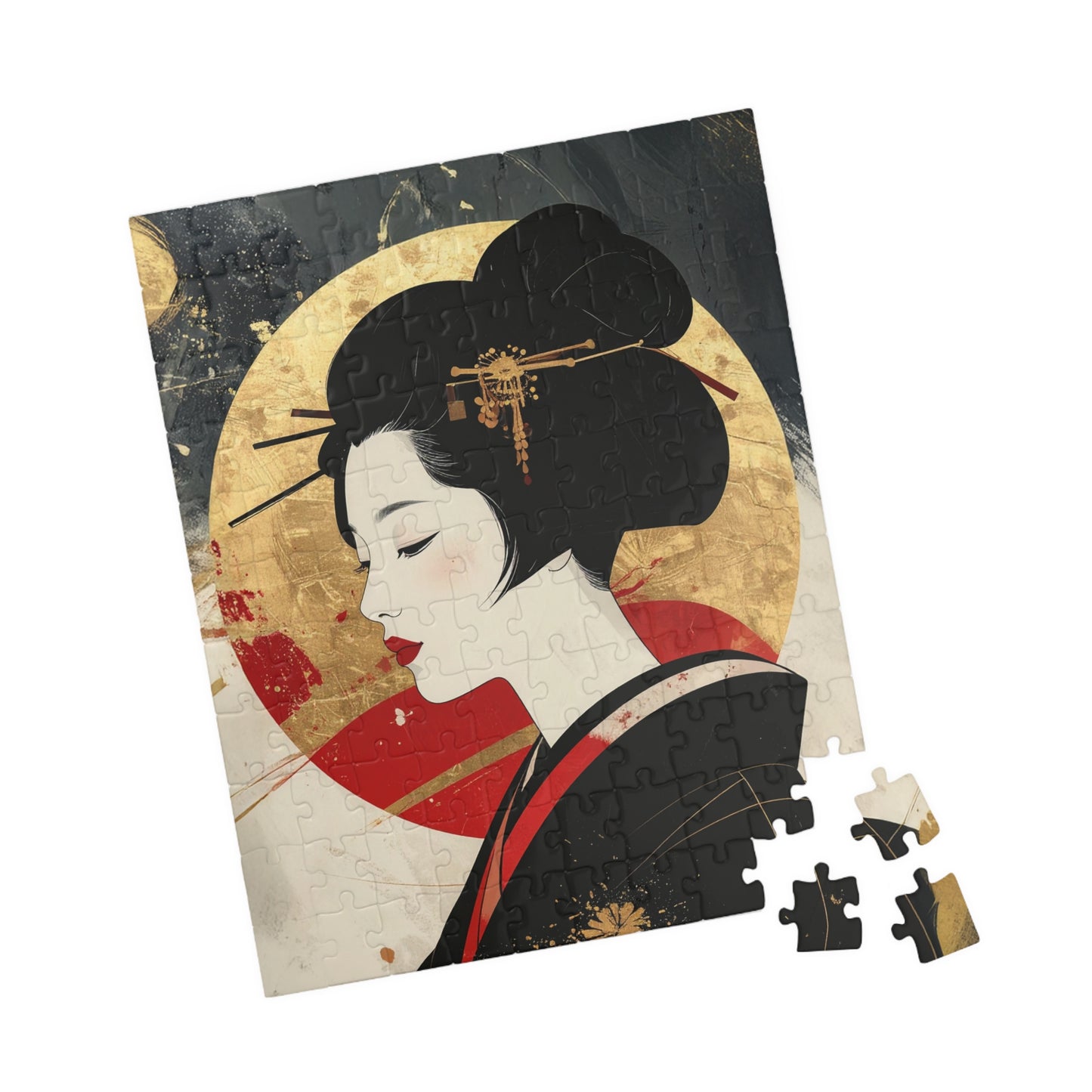 Free Shipping | Japanese Art Puzzle (110 Pieces) - Embers of Grace by Piecery