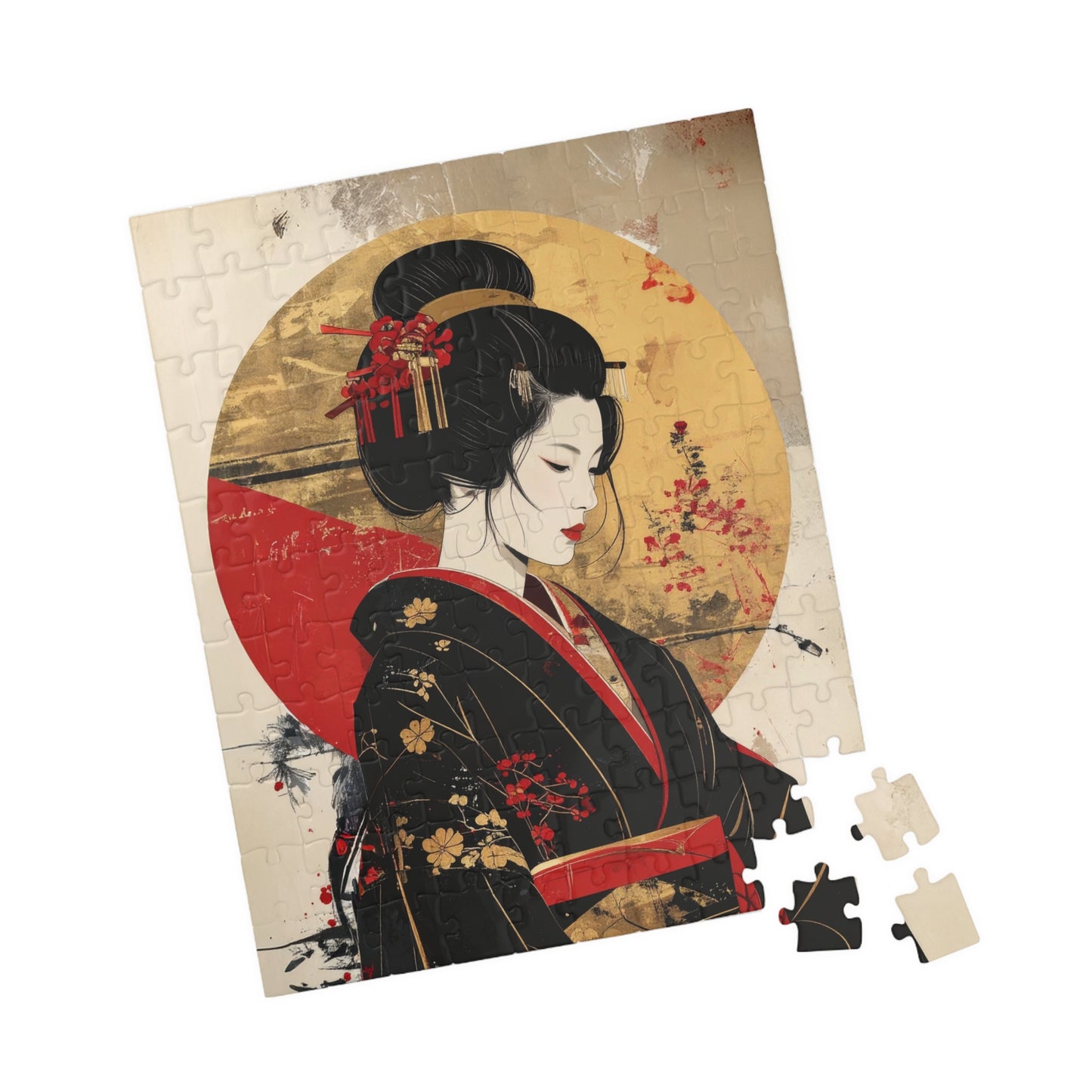 Free Shipping | Japanese Art Puzzle (110 Pieces) – Whispers of Dawn by Piecery